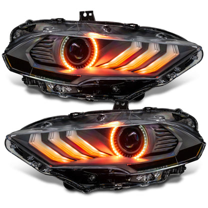 ORACLE Lighting 18-23 Ford Mustang Dynamic ColorSHIFT LED Headlights - Black Series 8204-332 8204-332 Photo - out of package