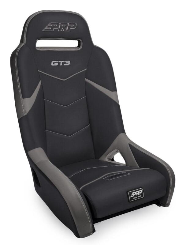 PRP Seats PRP GT3 Rear Suspension Seat- Black/Grey A7308-203 A7308-203 Photo - Primary