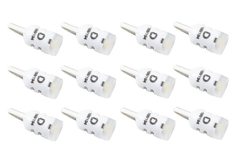 Diode Dynamics 194 LED Bulb HP3 LED Pure - White Set of 12 DD0022TW DD0022TW Photo - Primary
