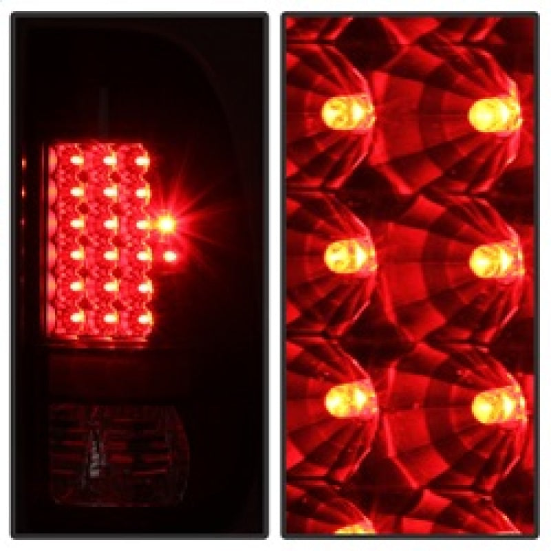 SPYDER Xtune Ford Super Duty 08-15 LED Tail Lights Black ALT-JH-FS08-LED-BK 9027680 9027680 Photo - Unmounted