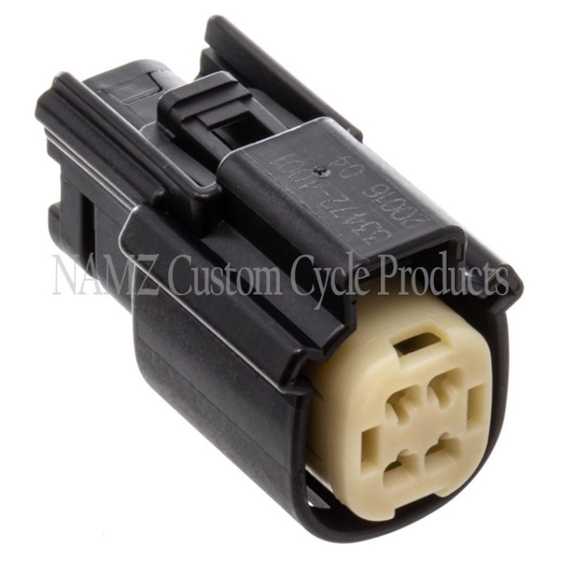 NAMZ 07-23 V-Twin Molex MX-150 4-Position Female Connector - Black (HD 72177-07BK) NM-33472-4001 NM-33472-4001 Photo - Primary