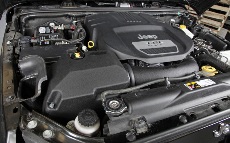 AEM Induction AEM Brute Force Intake System 12-13 Jeep Wrangler 3.6L V6 21-8316DS 21-8316DS Photo - Mounted