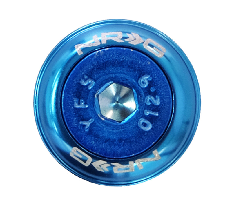 NRG Fender Washer Kit w/Color Matched M8 Bolt Rivets For Plastic (Blue) - Set of 8 FW-800BL FW-800BL Photo - Primary