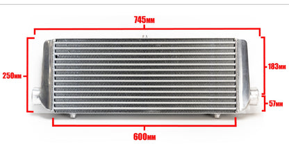 GReddy Universal Intercooler Spec Type-28 Bottom 60mm Inlet/Outlet 12001415