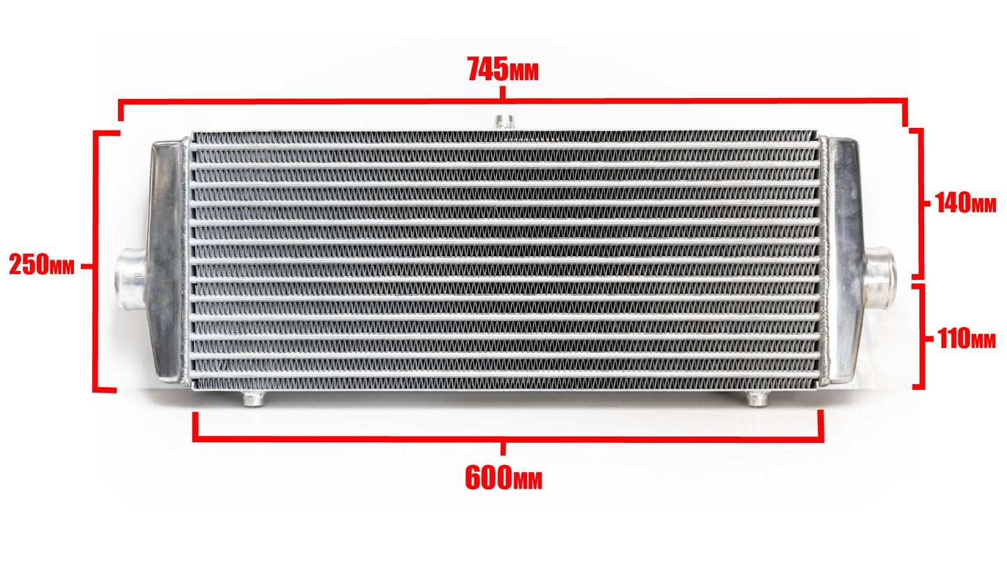 GReddy UNIVERSAL INTERCOOLER SPEC TYPE-28, MID 60mm INLET/OUTLET 12001416