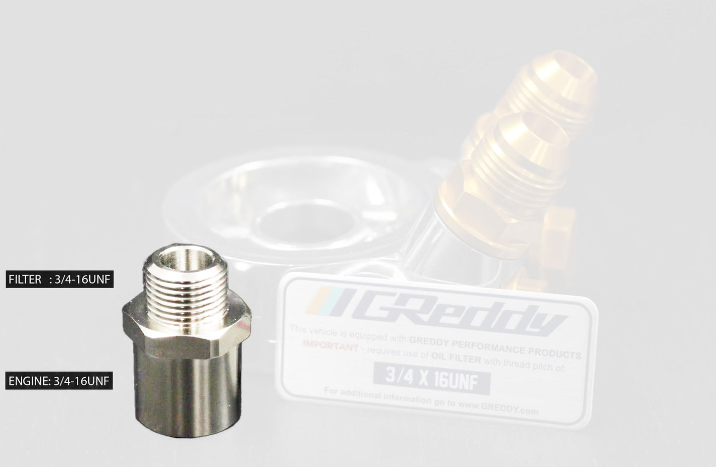 GReddy Replacement Parts for GReddy Oil Cooler Block Adapter(s) Type E / B / F / I / G