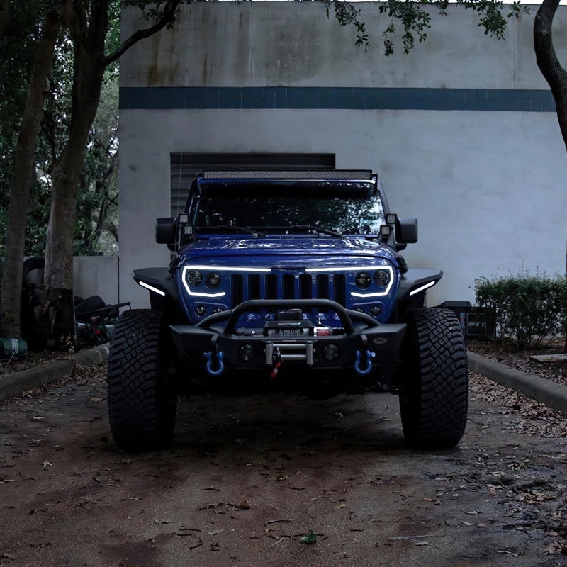 ORACLE Lighting Oracle VECTOR Series Full LED Grille - Jeep Wrangler JL/JT - NA 5837-PRO 5837-PRO Photo - lifestyle view