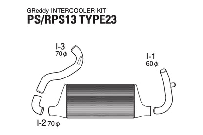 GReddy INTERCOOLER KIT T-23F S13/PS13 - () 12020204