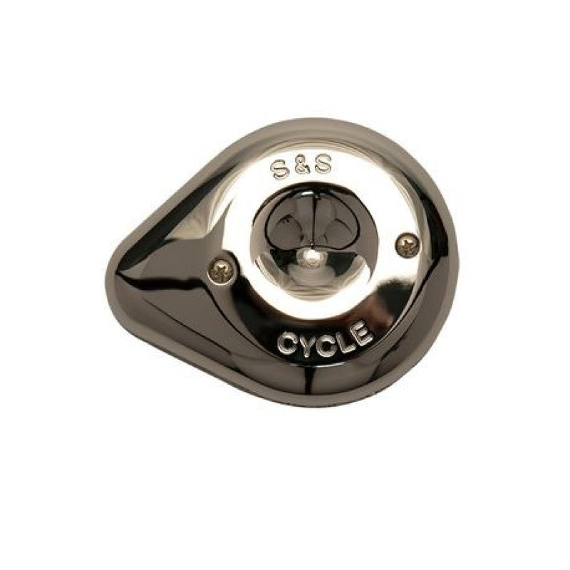 S&S Cycle Mini Teardrop Air Cleaner Cover For All Stealth Applications - Chrome 170-0367 170-0367 Photo - Primary
