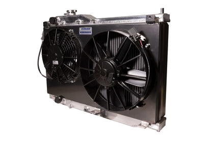 GReddy HONDA S2000 DUAL FAN SHROUD W/ DUAL SPAL FANS - BLACK - () 12053203