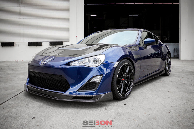 Seibon 12-14 Scion FR-S Carbon Fiber Front Lip FL1213SCNFRS-KC Photo - Primary