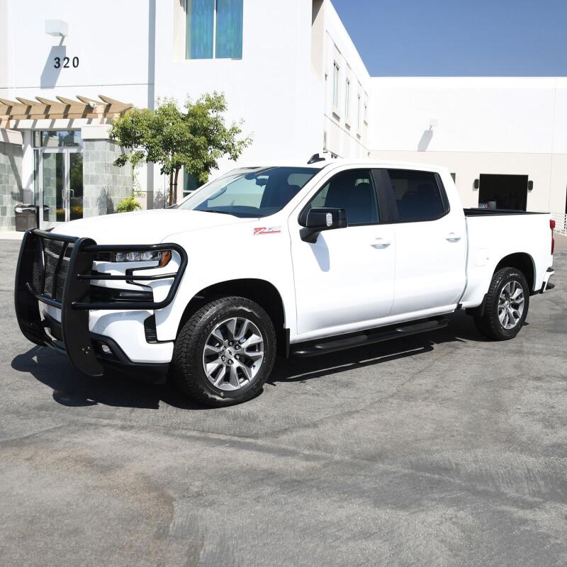Westin 2019 Chevrolet Silverado/Sierra 1500 Crew Cab Platinum 4 Oval Nerf Step Bars - Black 21-4135 21-4135 Photo - Mounted