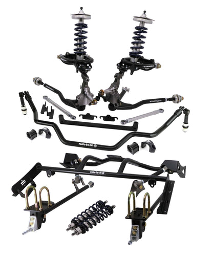 Ridetech 64-66 Ford Mustang Complete Coil-Over Suspension System w/ Pin Spindle 12090202
