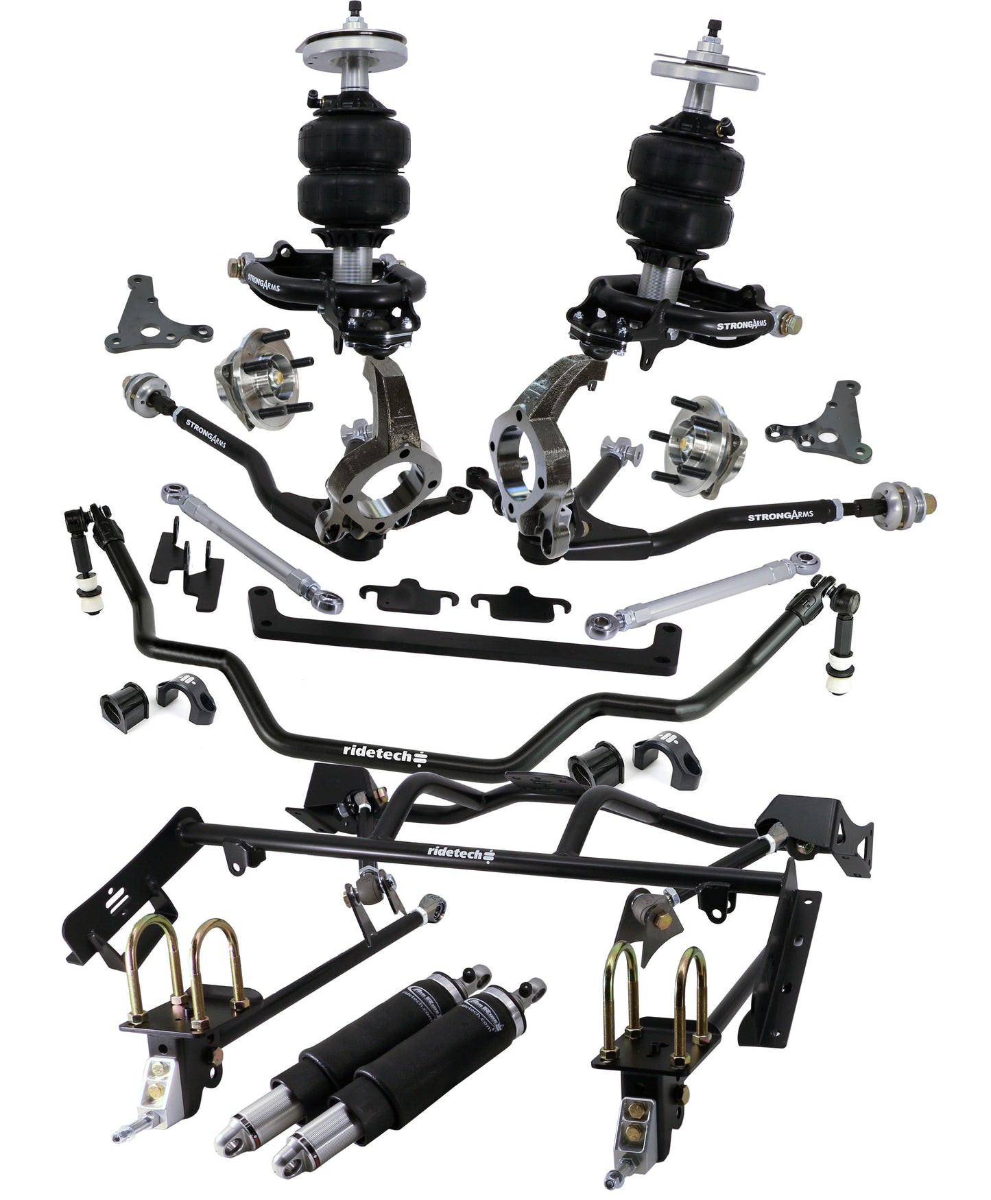 Ridetech 64-66 Ford Mustang Complete Air Suspension System w/ Hub Spindle
 12090296