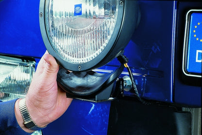 Hella Rallye 4000 series BlackEuro Beam 12V Halogen Lamp with Position Lamp H12560031 H12560031 Photo - Mounted