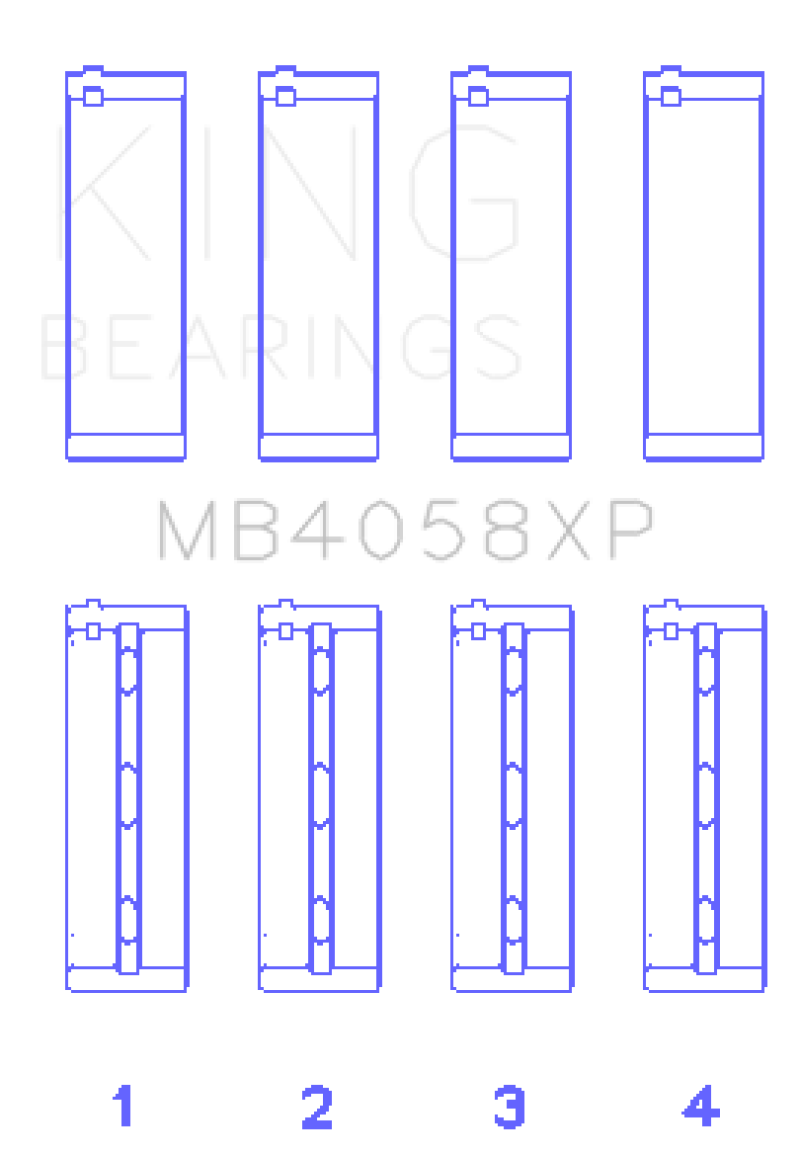 King Engine Bearings KING Performance Main Bearings Engine Components Bearings main image