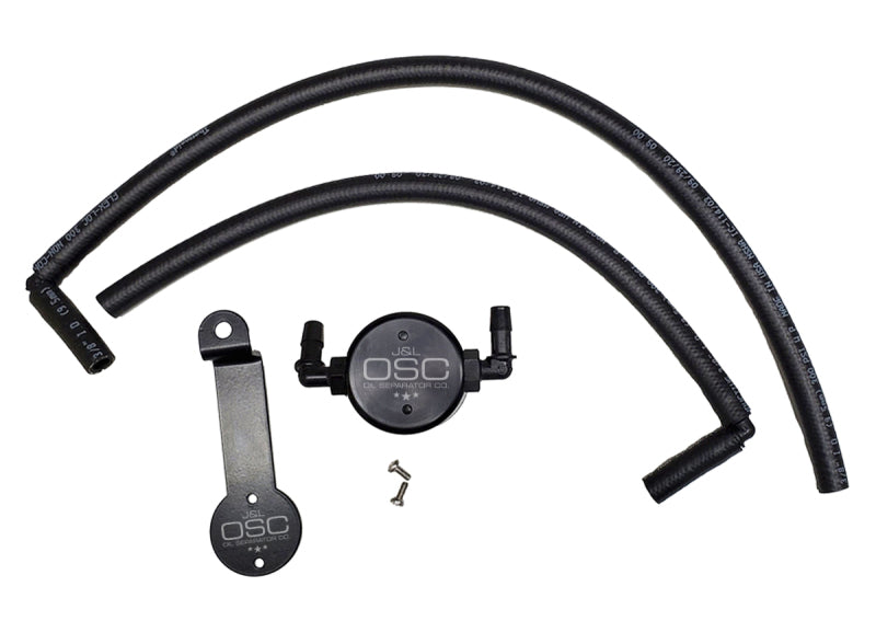 J&L 05-22 Toyota 4Runner 4.0L Driver Side Oil Separator 3.0 - Black Anodized 3107D-B 3107D-B Photo - Primary