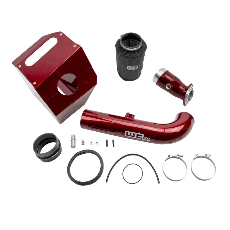Wehrli 17-19 Chevrolet 6.6L L5P 4in Intake Kit Stage 2 - WCFab Red WCF100360-RED WCF100360-RED Photo - Primary