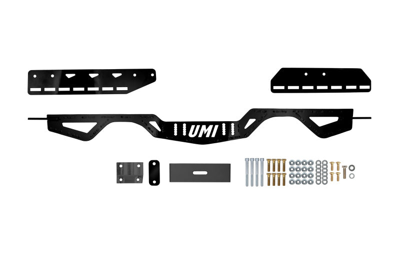 UMI Performance 78-88 GM G-Body Modular Adjustable Transmission Crossmember - Black 3108-B 3108-B Photo - Primary