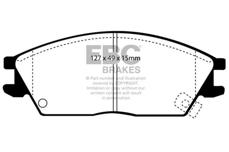 EBC Disc Brake Pad Set DP2803 Photo - Primary