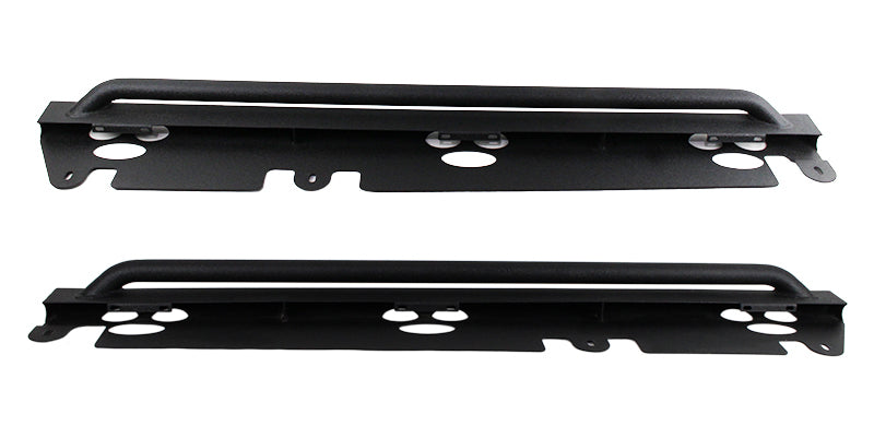 Fishbone Offroad 07-18 Jeep Wrangler JK 4 Door Rubicon Steel Rock Slider - Black Textured Powdercoat FB23011 FB23011 User 1