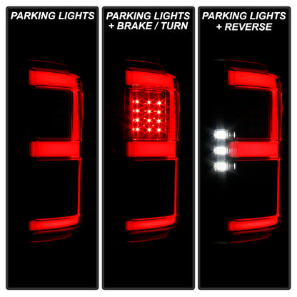SPYDER 18-20 Ford F150 w/ Rear Blind Spot LED Tail Lights - Black (ALT-YD-FF15018BS-LED-BK) 5088550 5088550 User 5