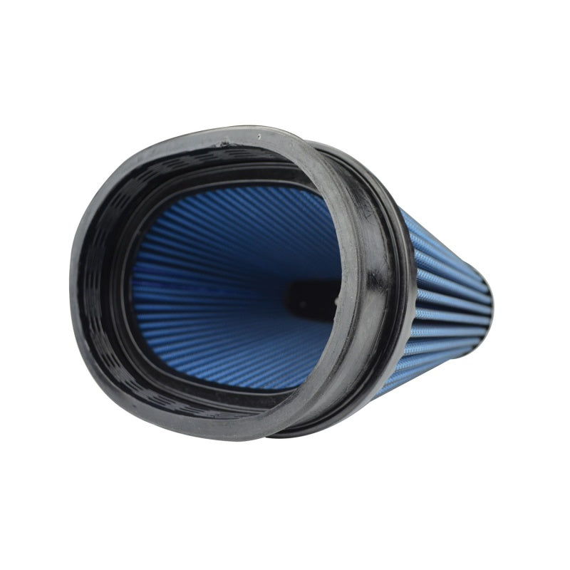 Injen NanoWeb Dry Air Filter 6.70x4.54 Oval neck/ 7.69 x 5.68 Base/ 7.25 Tall w/Barb Fit - 70 Pleat X-1083-BB X-1083-BB Photo - Unmounted