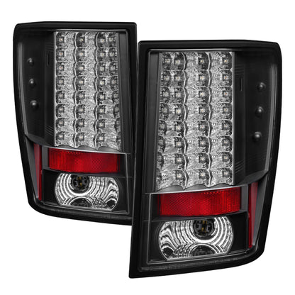 Spyder Jeep Grand Cherokee 07-10 LED Tail Lights Black ALT-YD-JGC07-LED-BK 5070197 5070197 Photo - Primary