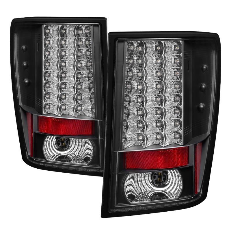 Spyder Jeep Grand Cherokee 07-10 LED Tail Lights Black ALT-YD-JGC07-LED-BK 5070197 5070197 Photo - Primary