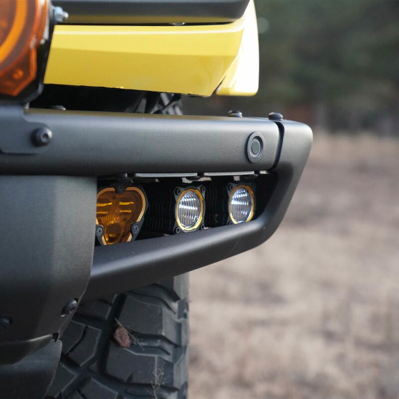 KC HiLiTES Three Light Fog Pocket Kit 21-  Ford Bronco 97168 97168 Photo - lifestyle view