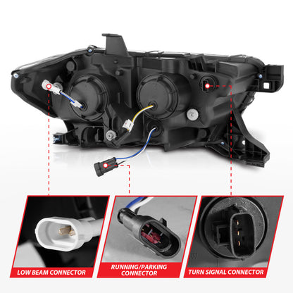 ANZO 16-22 Toyota Tacoma SR/SR5 ONLY Full LED Proj Headlights w/Light Bar Seq. Blk w/Initiation Lgt 111562 111562 User 4