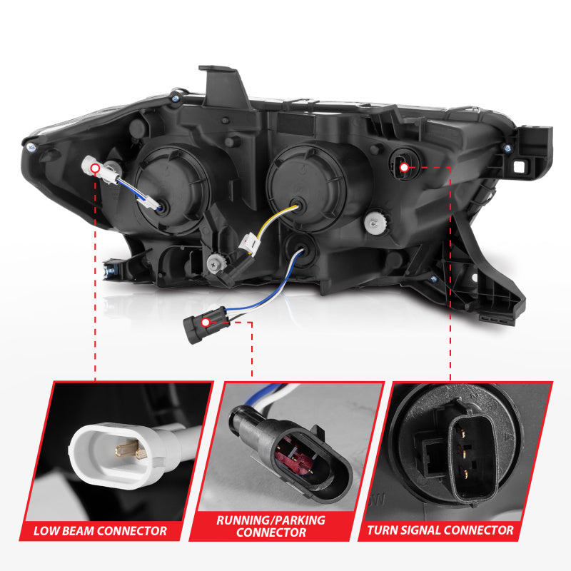 ANZO 16-22 Toyota Tacoma SR/SR5 ONLY Full LED Proj Headlights w/Light Bar Seq. Blk w/Initiation Lgt 111562 111562 User 4