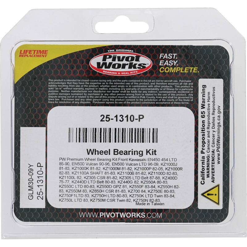 Pivot Works Pw Premium Wheel Bearing 25-1310-P 25-1310-P Photo - Primary