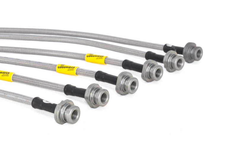 Goodridge 13-15 Nissan Sentra w/ Rear Disc Brakes SS Brake Line Kit 22047 22047 Photo - out of package