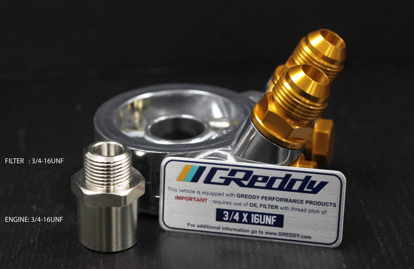 GReddy Replacement Parts for GReddy Oil Cooler Block Adapter(s) Type E / B / F / I / G