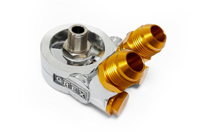 GReddy 12AN TYPE-E OIL COOLER BLOCK, ENG: M20x1.5, FILTER: 3/4-16UNF - () 12401127