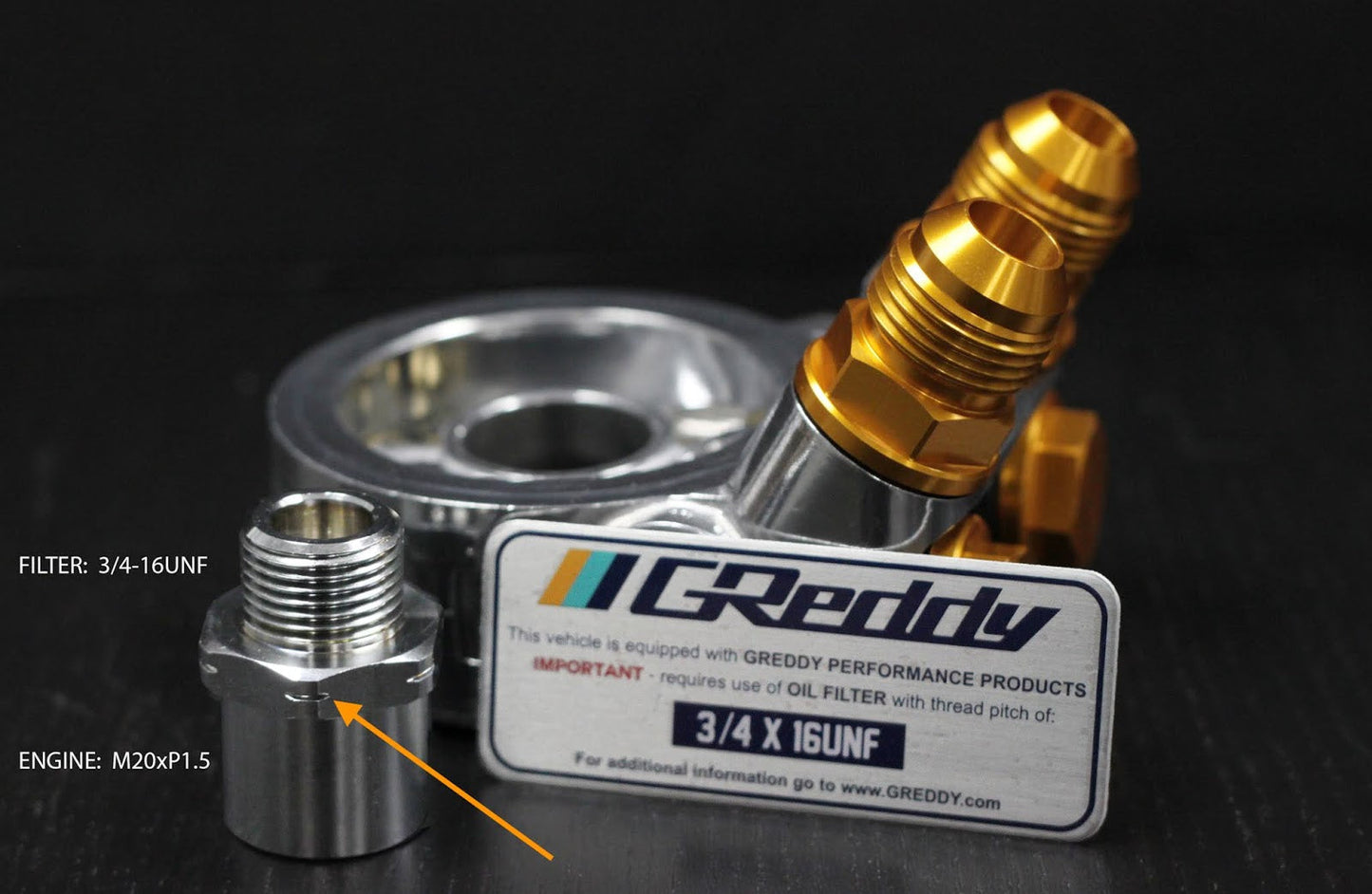 GReddy Replacement Parts for GReddy Oil Cooler Block Adapter(s) Type E / B / F / I / G