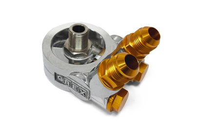 GReddy TYPE-E OIL COOLER BLOCK, ENG: M20x1.5, FILTER: M20xP1.5, 10AN - () 12401119