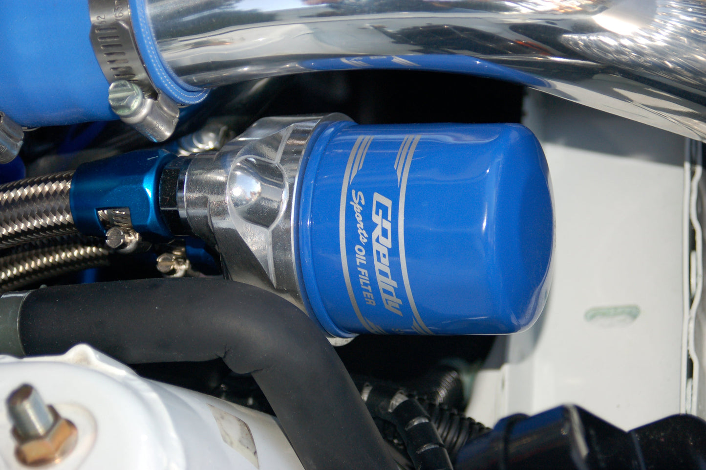 GReddy TYPE-G FILTER RELOCATION ADAPTER, FILTER: 3/4-16UNF, 10AN - () 12401139
