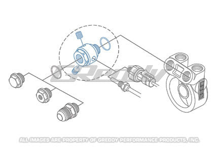 GReddy M18xP1.5 O-RING MULTI SENSOR PORT FITTING - () 12401178