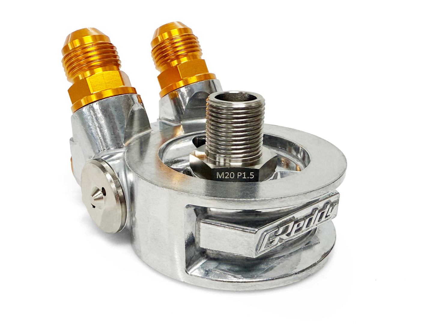GReddy OIL COOLER STD BLOCK, ENG: M20x1.5, FILTER: M20xP1.5, 10AN - () NEW! 12401190