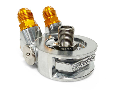 GReddy OIL COOLER STD BLOCK, ENG: M20x1.5, FILTER: M20xP1.5, 10AN - () NEW! 12401190