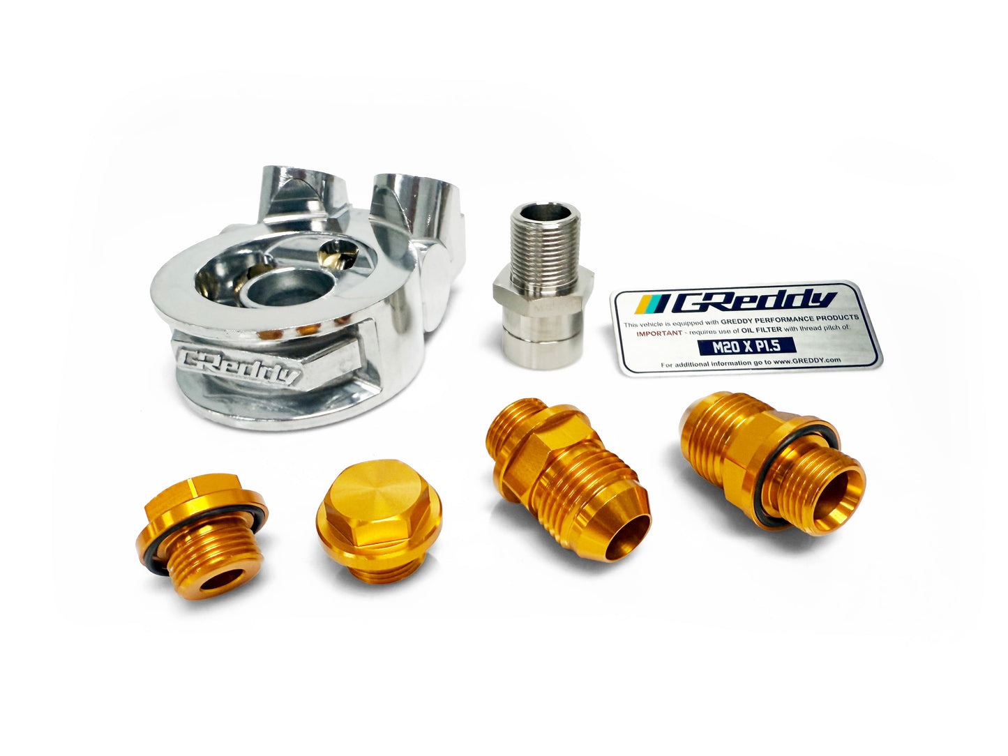 GReddy Revised GReddy Std. Oil Cooler Block Adapter - Universal