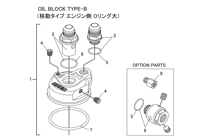 GReddy REPLACEMENT CENTER BOLT FOR TYPE-B/F BLOCK ADAPTER, ENG: M20XP1.5 - () 12401149