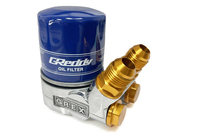 GReddy TYPE-E OIL COOLER BLOCK, ENG: M20x1.5, FILTER: 3/4-16UNF, 10AN - () 12401126