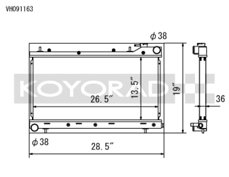 Koyo KOY Racing Radiators Cooling Radiators main image