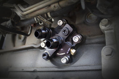 GReddy x Taarks RB26 Specific Oil Cooler Filter Block Adapter, Remote Filter
