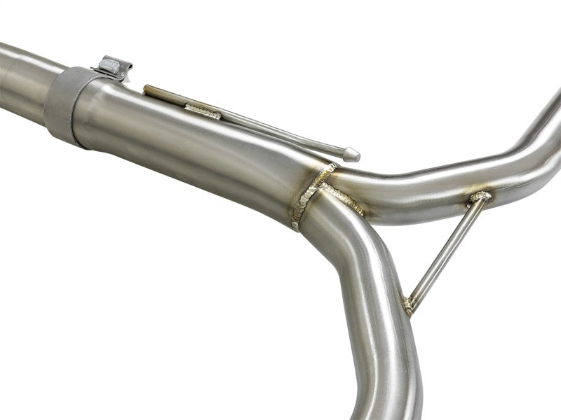 aFe Takeda Exhaust 304SS Dual Cat-Back w/ Black Tips 13-17 Honda 49-36605-B Photo - Unmounted