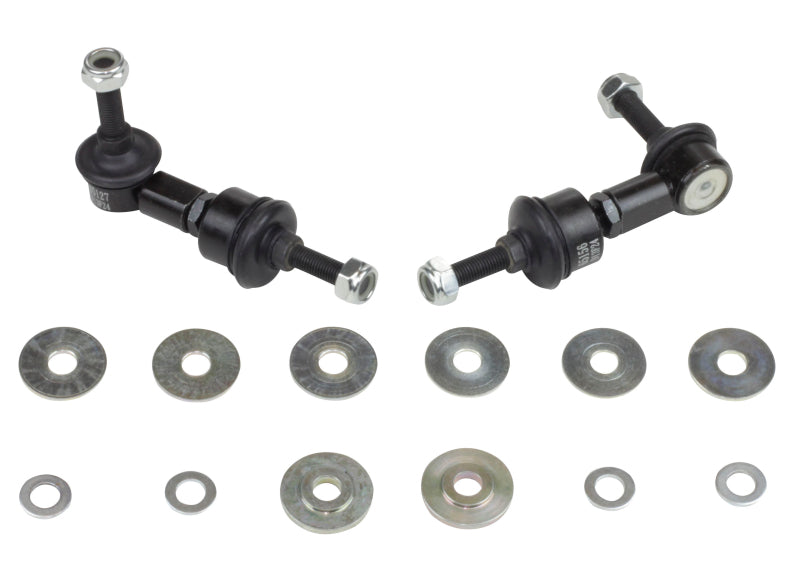 Whiteline Sway Bar Link Kit Heavy Duty Adj Steel Ball Nissan 240SX 1989-1998 KLC107 Photo - Primary