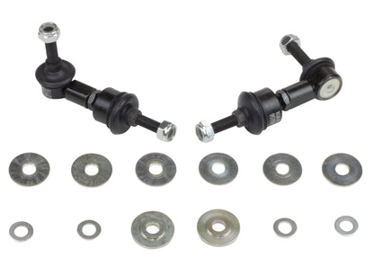 Whiteline Sway Bar Link Kit Heavy Duty Adj Steel Ball Nissan 240SX 1989-1998 KLC107 Photo - Primary